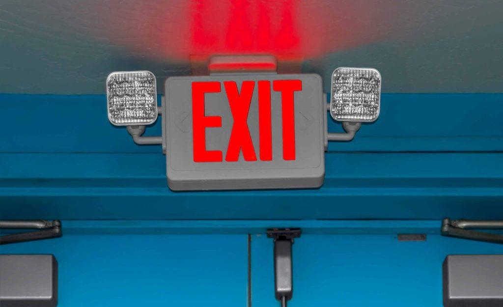 Emergency exit lights in dubai, uae